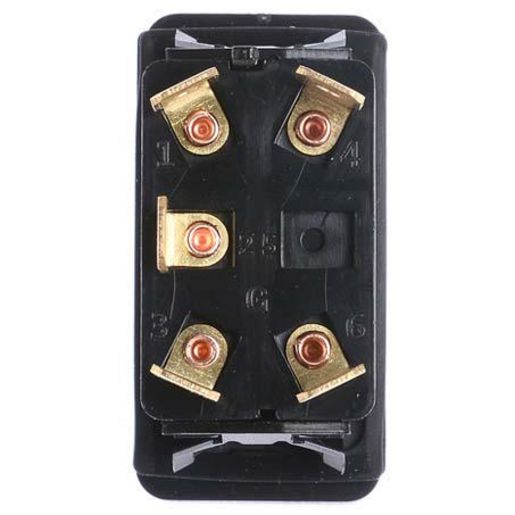 Drivetech 4x4 Rocker Light Bar Switch On/Off SPST 12 or 24V Blue Illumination - DT-11021