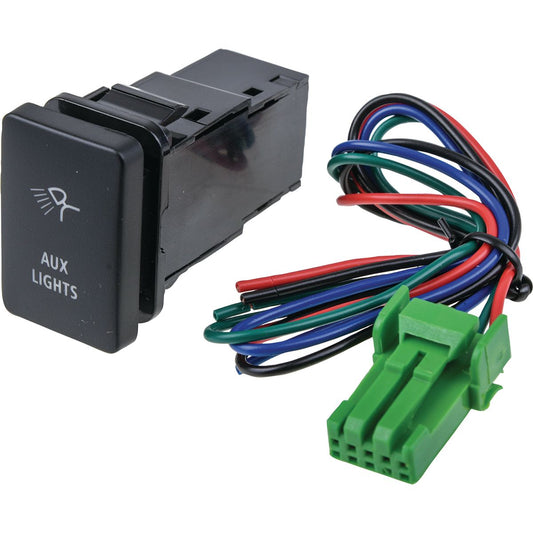 Drivetech 4x4 OE Style Push Button Switch Aux Lights Symbol Suits Toyota and Mitsubishi - DT-11078