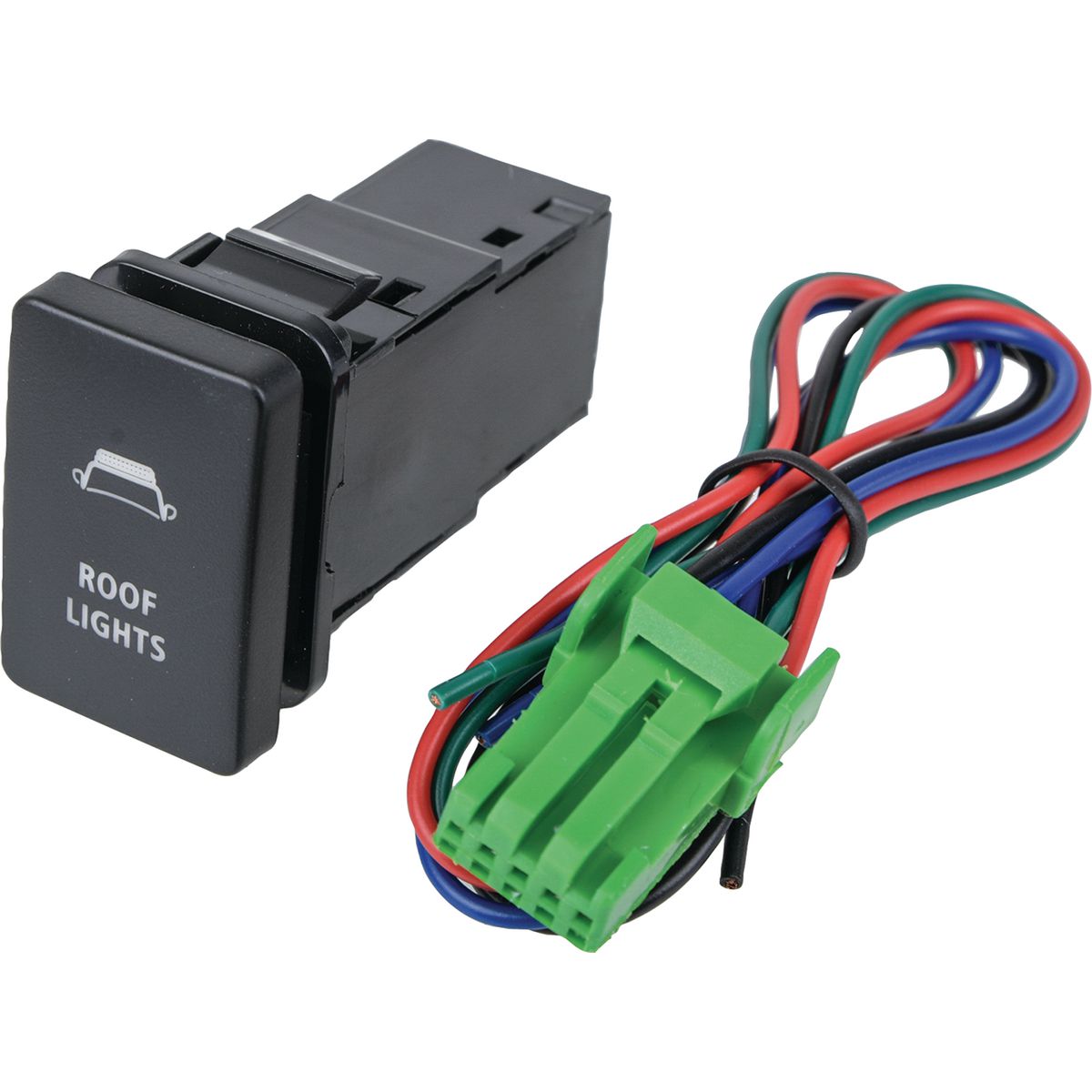 Drivetech 4x4 OE Style Push Button Switch Roof Light, Suits Toyota and Mitsubishi - DT-11082