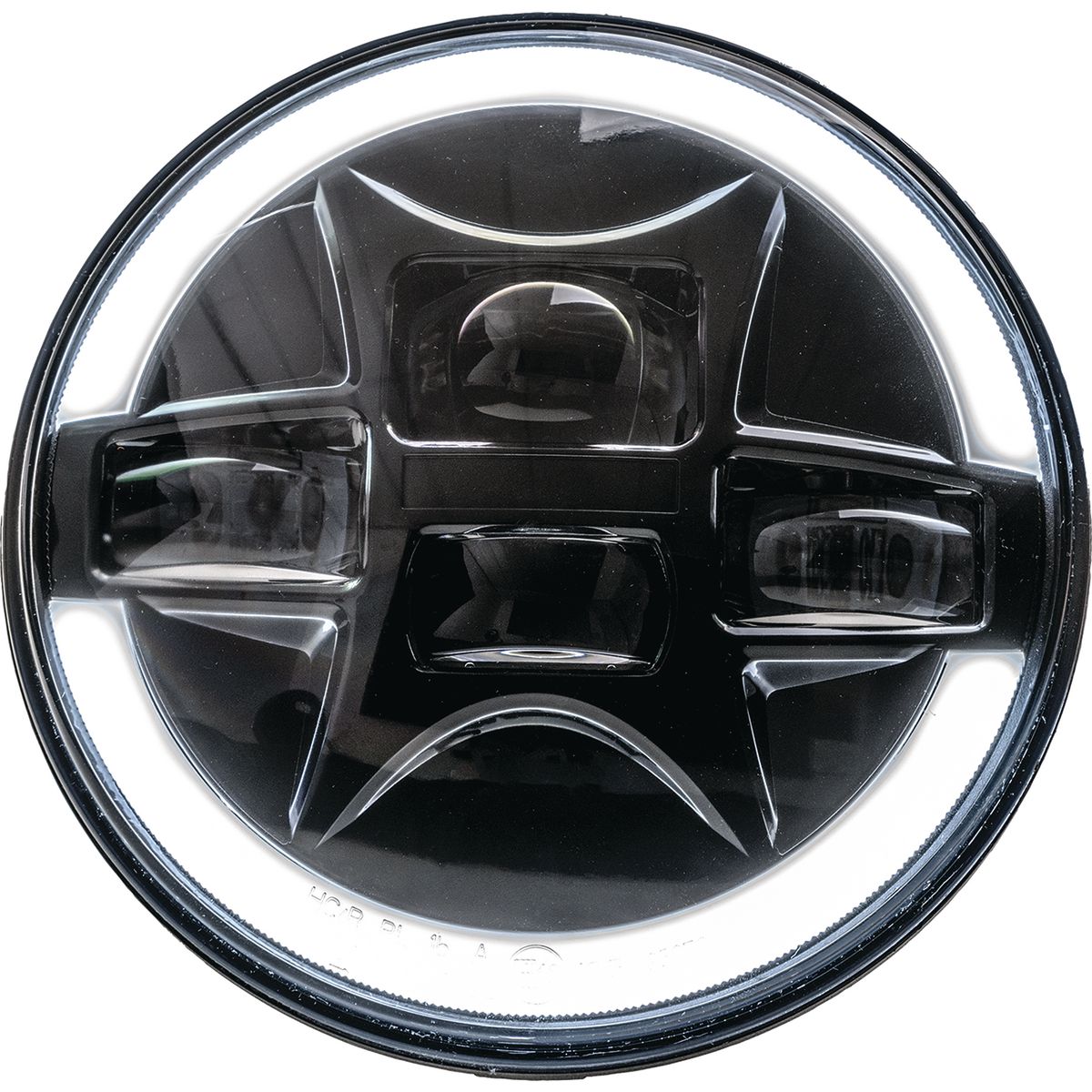 Drivetech 4X4 7 Inch LED Headlight, H4 High/Low Beam, ADR Approved, 6000K IP67 12/24V - DTHL7LED