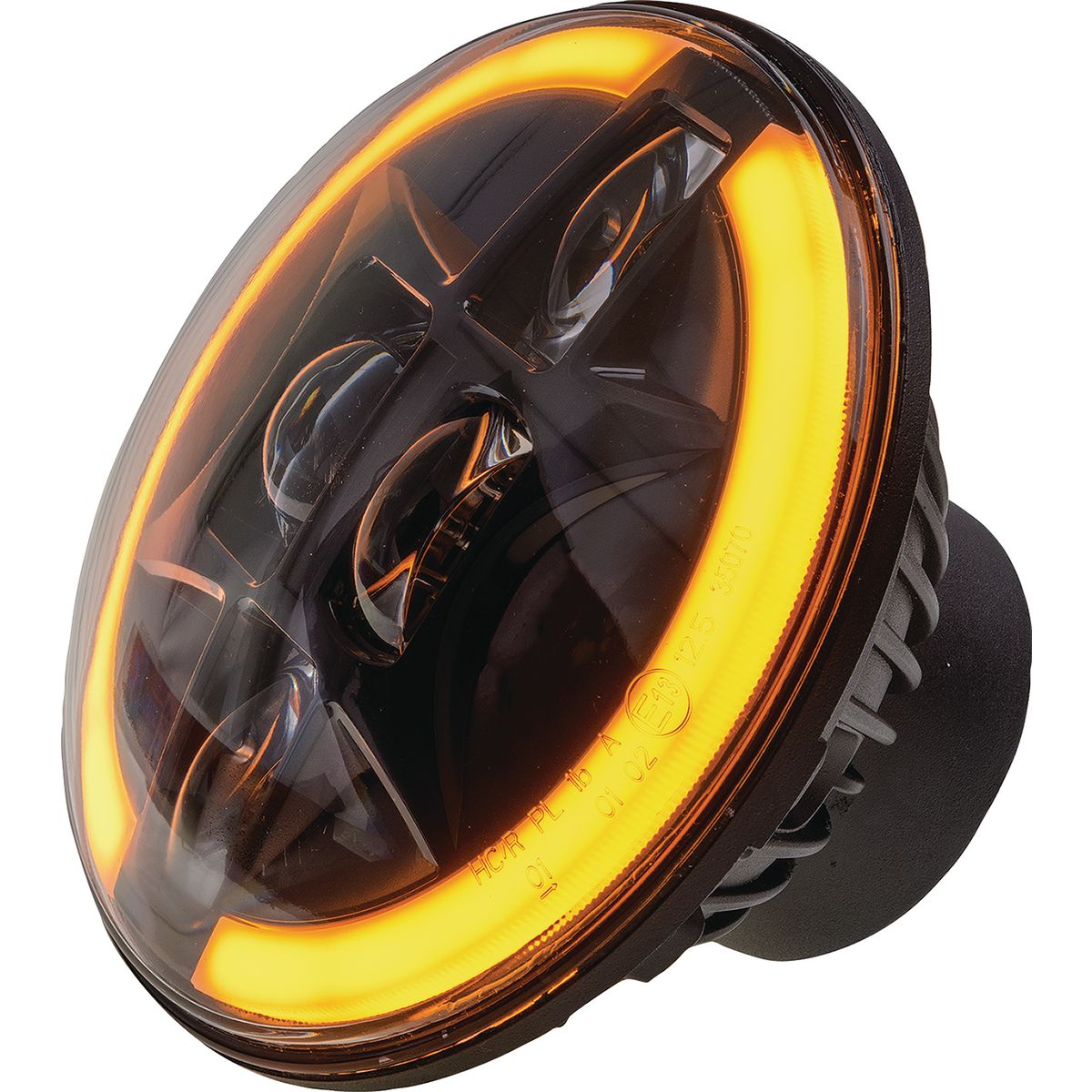 Drivetech 4X4 7 Inch LED Headlight, H4 High/Low Beam, ADR Approved, 6000K IP67 12/24V - DTHL7LED