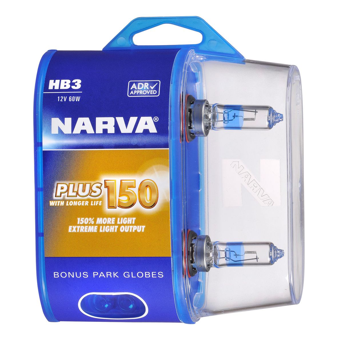 Narva HB3 12V P20D PLUS150 Twin pack - 48383BL2