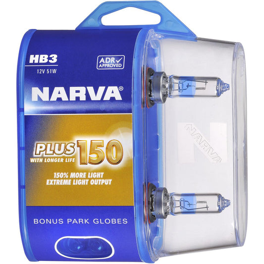 Narva HB3 12V P20D PLUS150 Twin pack - 48383BL2