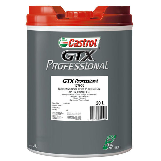 Castrol GTX Professional Engine Oil 10W-30 20L - 3350559