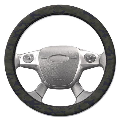 Gear Up Steering Wheel Cover - Camo Green - GUSWCFLCM