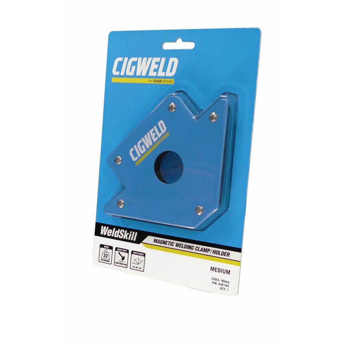 Cigweld Weldskill Magnetic Work Clamp/Holder Medium - 646764
