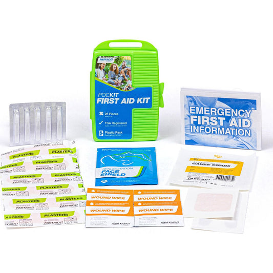 FastAid 27 Piece  First Aid Kit, Compact - FANCH20