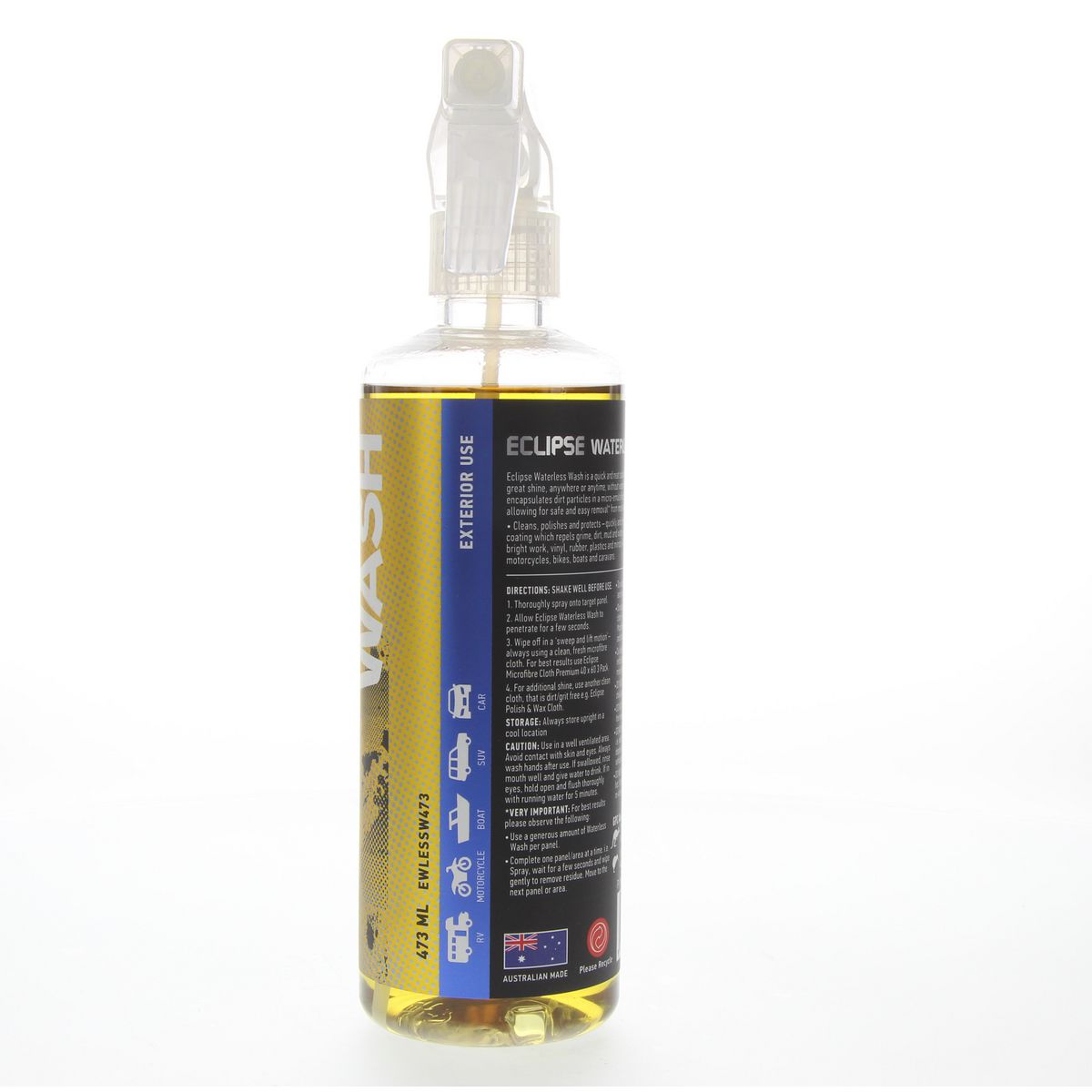 Eclipse Waterless Wash 473ml - EWLESSW473