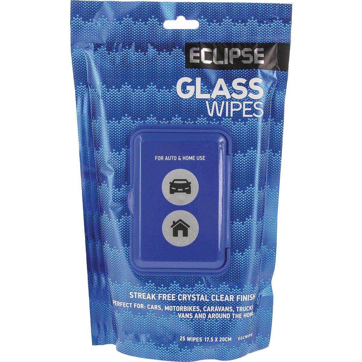 Eclipse Wipes Glass 25 Pack - EGCWIPE
