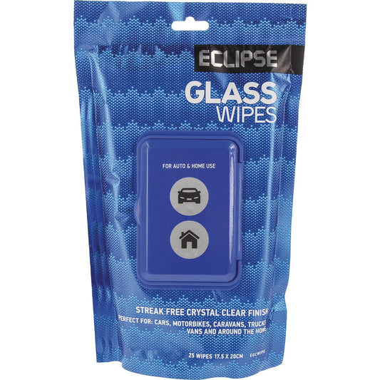 Eclipse Wipes Glass 25 Pack - EGCWIPE