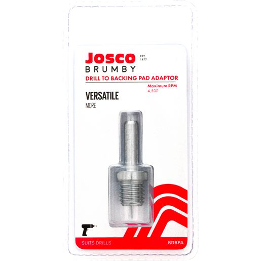 JOSCO Brumby Adapter Drill To Backing Pad 6xM14 - BDBPA