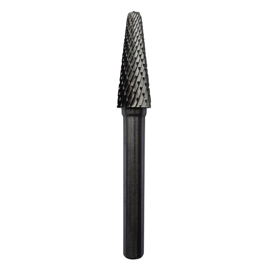 JOSCO Burr DCut 10x27mm 1/4 Shaft Ball Nose Cone Carbide - JB1501