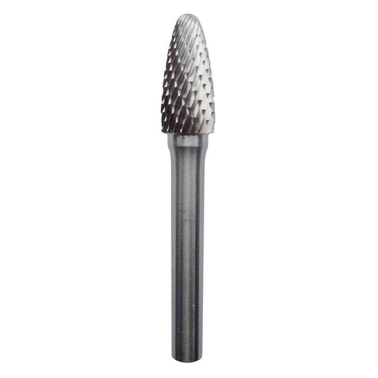 JOSCO Burr DCut 10x20mm 1/4 Shaft Tree Ball Nose Carbide - JB1902
