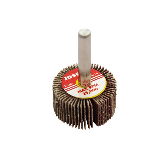 JOSCO Flap Wheel 30x15 120g 6 Spindle Packaged - FW3015120C