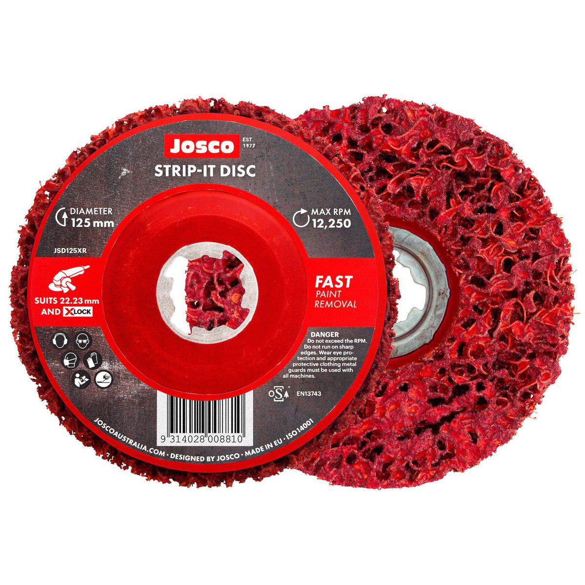 JOSCO Strip It Disc XHD 125mm - JSD125XR