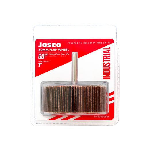 JOSCO 60 Grit Flap Wheel - FW8030060C