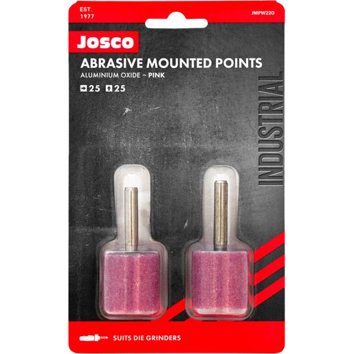 JOSCO Mounted Point W220 25x25 2pce - JMPW220
