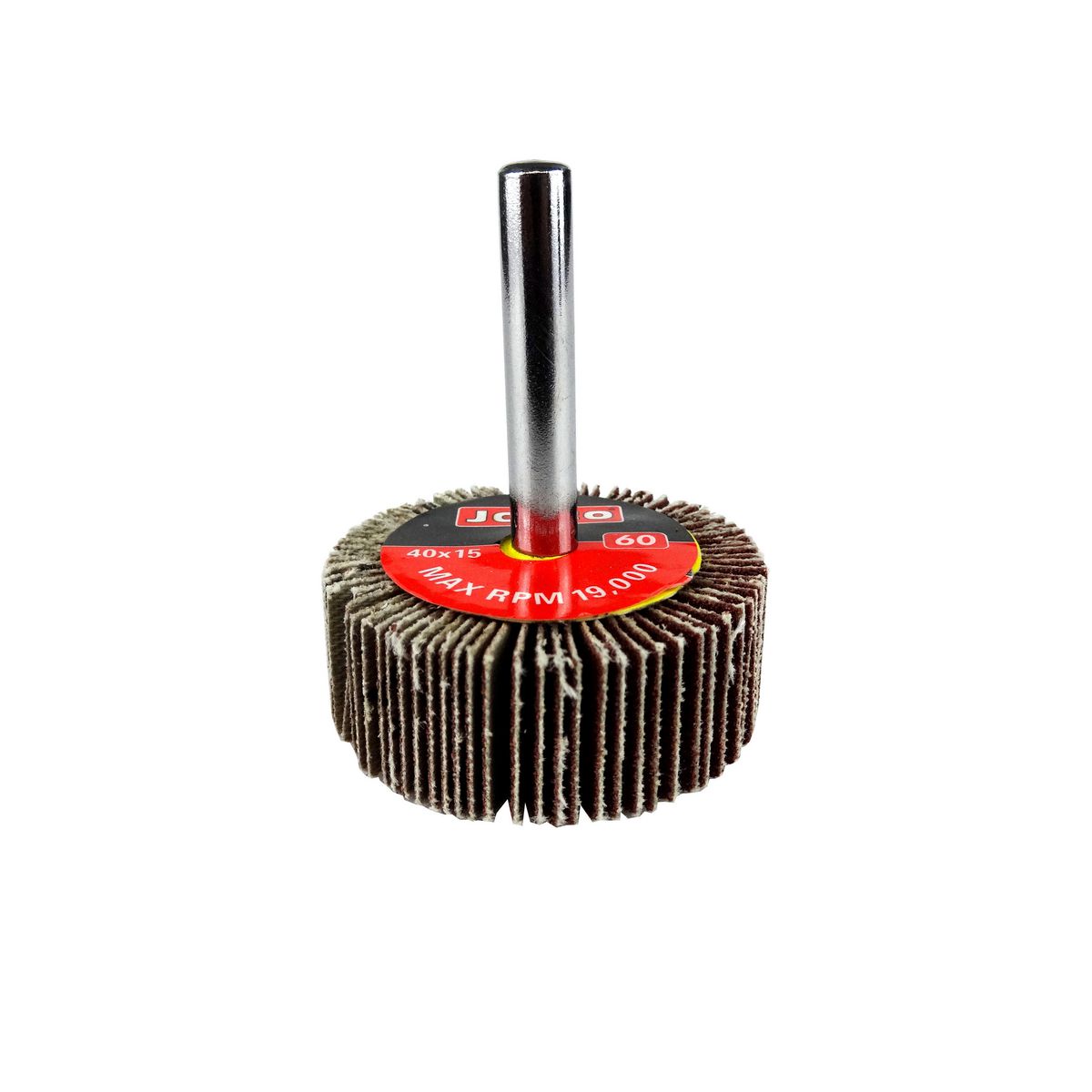 JOSCO Flap Wheel 40x15 60g 6 Spindle Packaged - FW4015060C