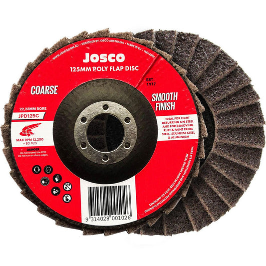 JOSCO Poly Flap Disc 125mm Coarse - JPD125C