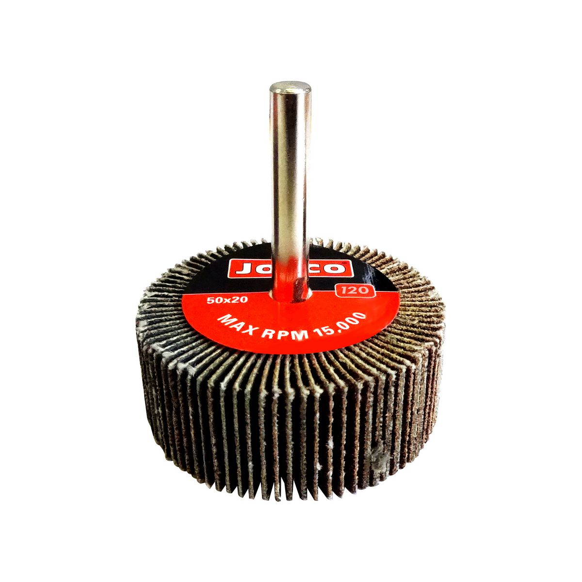 JOSCO Flap Wheel 50x20 120g 6 Spindle Packaged - FW5020120C