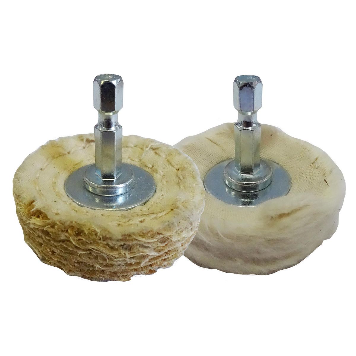 JOSCO Polishing Wheel 100 2pce Kit 6.3 Hex Spindle - JRPK100