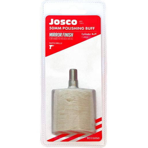 JOSCO Polishing Cylinder 50 Calico 6.3 Spindle - BCC5050