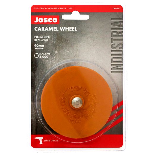 JOSCO Caramel Wheel 90mm Pin Stripe Removal Disc - CWPS90
