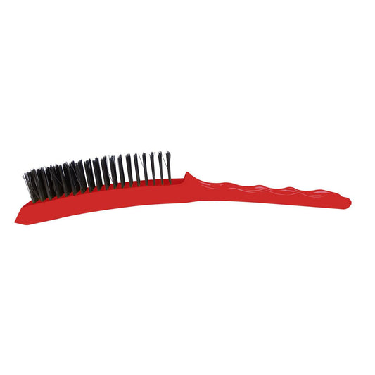 JOSCO Brush Hand 4R Plastic Long Handle Red - 402