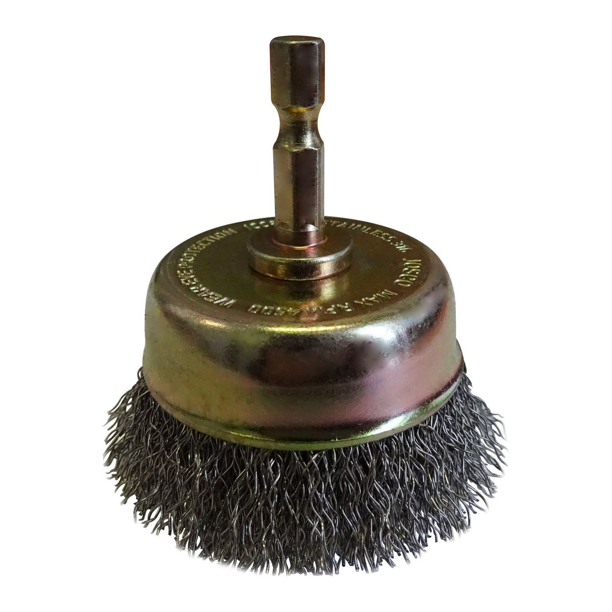 JOSCO Brush Cup CR 63 6.3 Spindle 0.30 Stainless 316 - JCC63SS