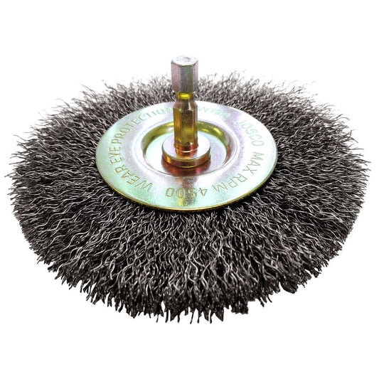 JOSCO Brush Wheel CR 50mm 6.3 Hex Shaft - JCW50