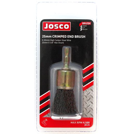 JOSCO Brush Cup CR 25mm 6.3 Hex Shaft - JEC25