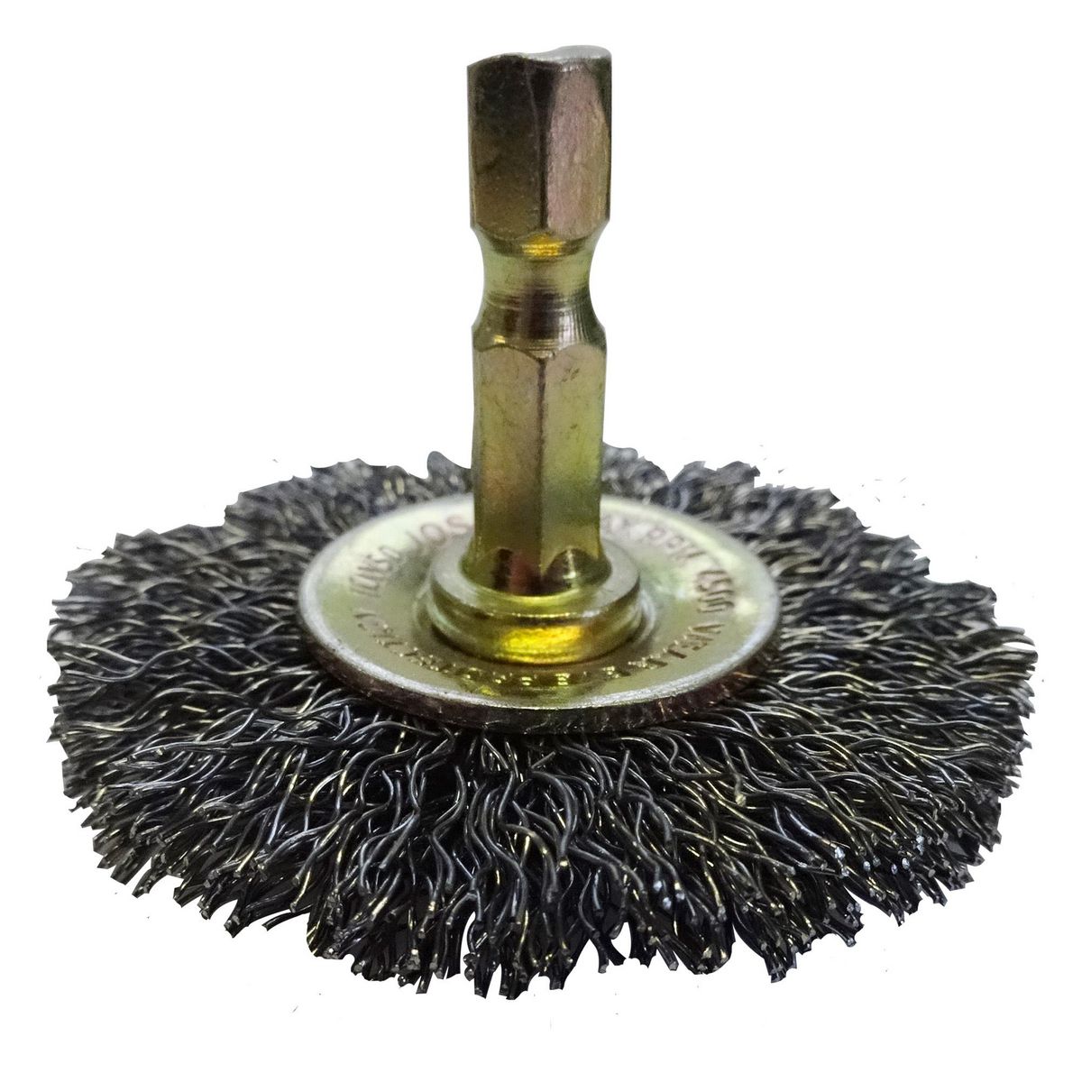 JOSCO Brush Wheel CR 100mm 6.3 Hex Shaft - JCW100