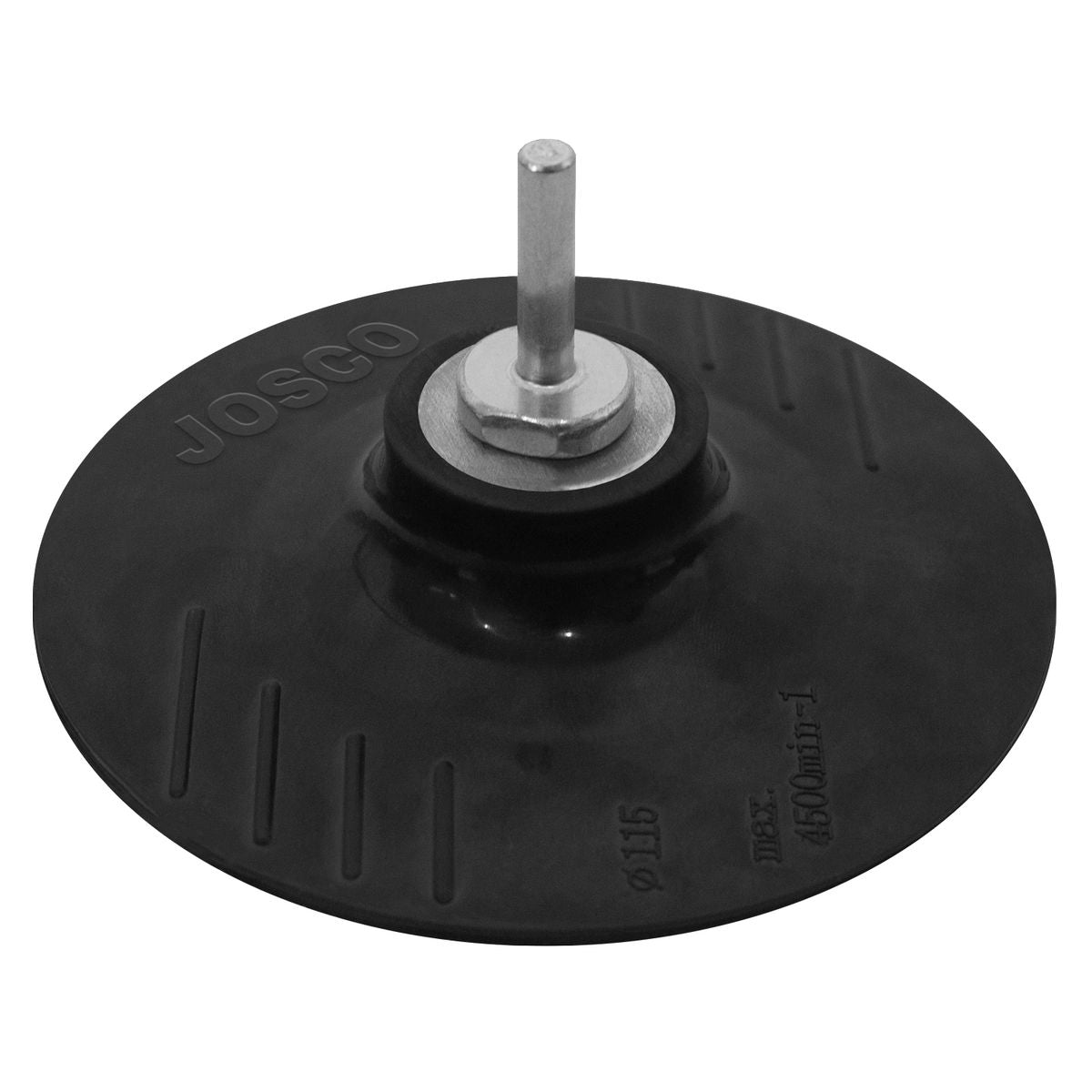 JOSCO Brumby 115mm Backing Pad Rubber M14 with Drill Adaptor - B104111
