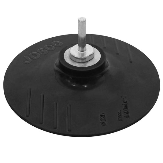 JOSCO Brumby 125mm Backing Pad Rubber M14 with Drill Adaptor - B104112