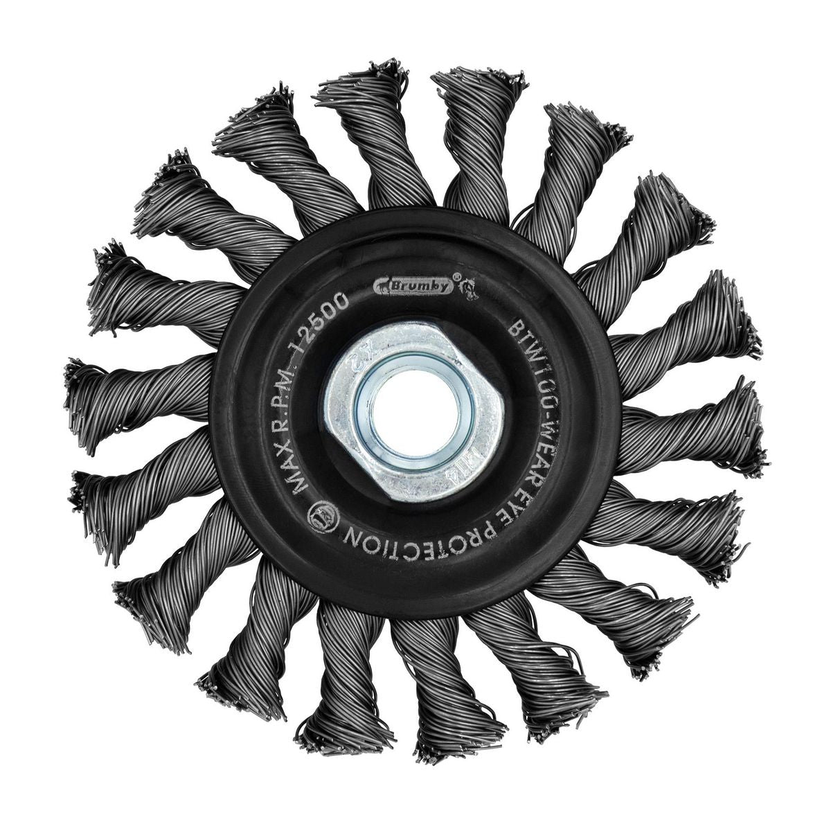 JOSCO Brumby Brush Wheel Multi Thread 0.50 Twist Knot Wire - BTW100