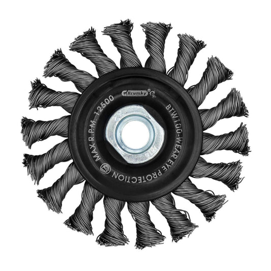 JOSCO Brumby Brush Wheel Multi Thread 0.50 Twist Knot Wire - BTW100