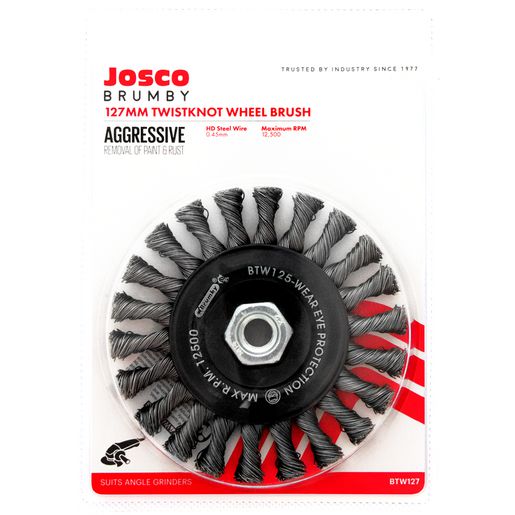 JOSCO Brumby Brush Wheel TK22 125x1RxM14 0.50 - BTW127