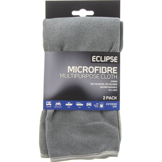 Eclipse Microfibre Multi Purpose  Cloth 310GSM - EMFMPC2PK