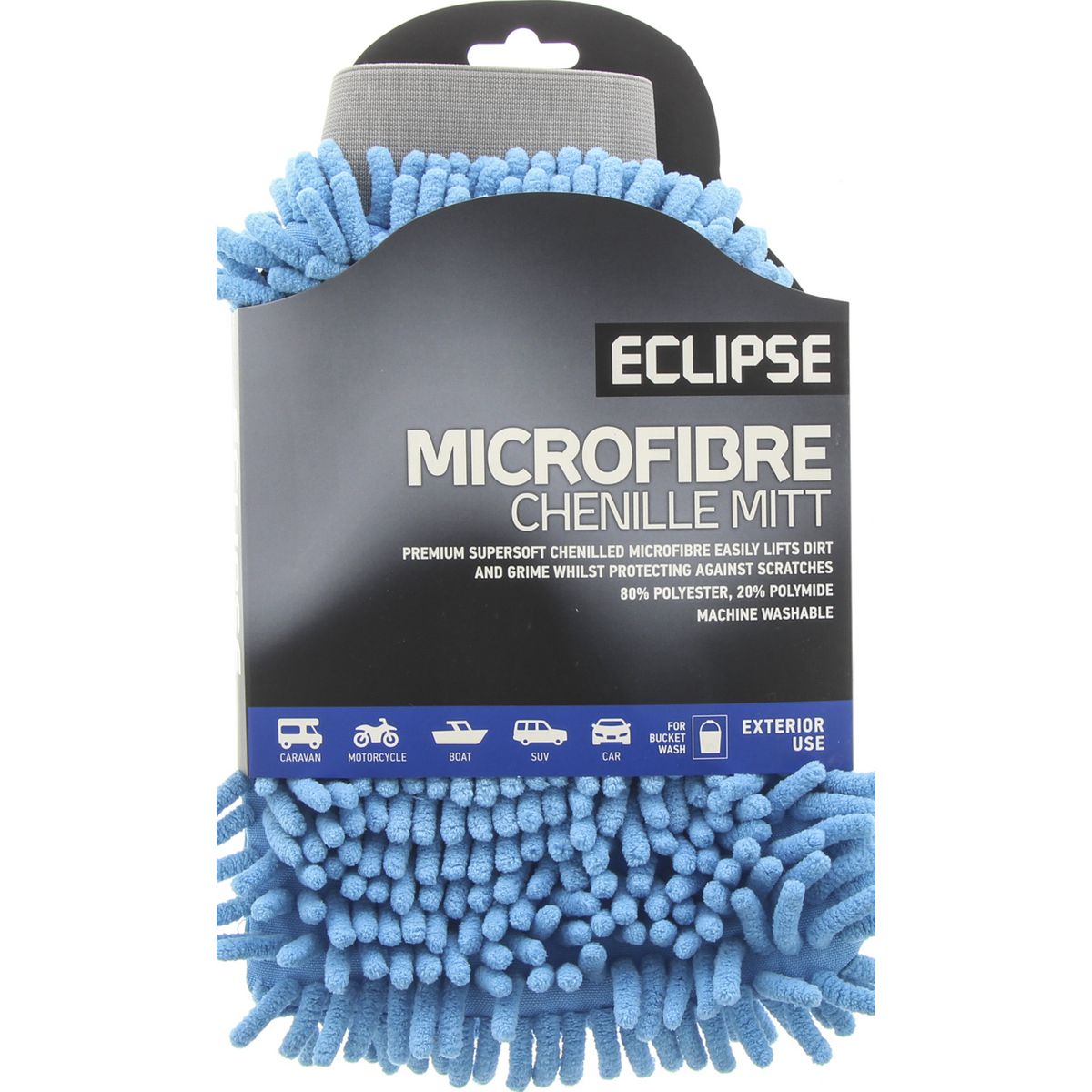 Eclipse Microfibre Chenille Mitt - EMCM
