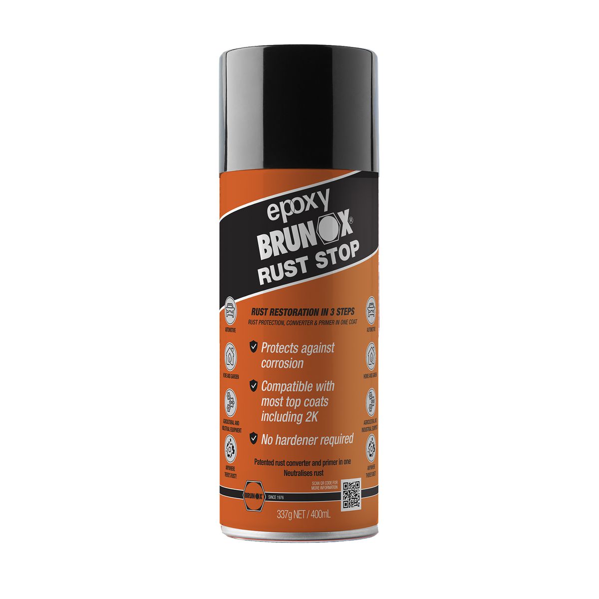 Brunox Rust Converter & Epoxy 400ML - BR040EP