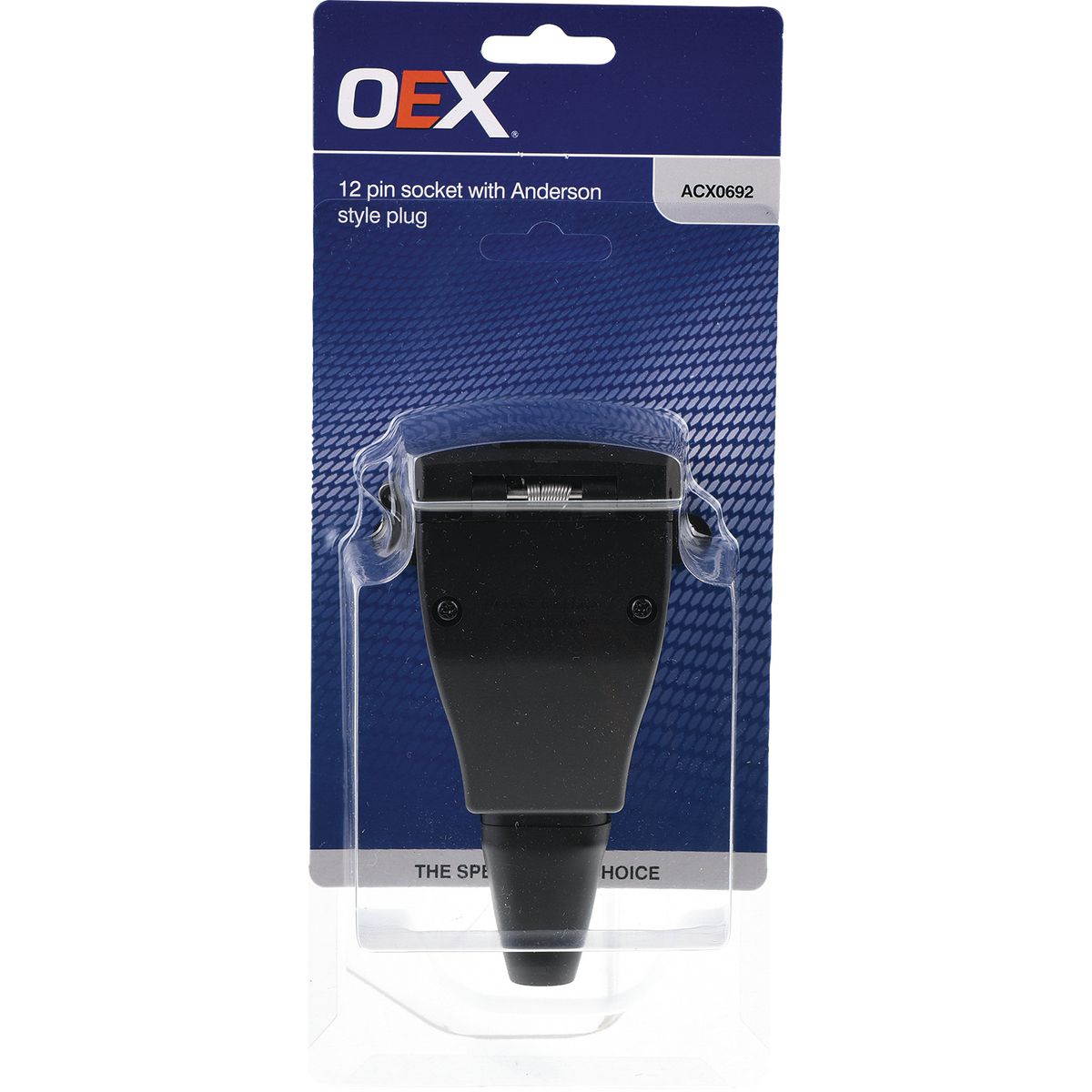 OEX 12 Pin Socket with Anderson Style Plug - ACX0692