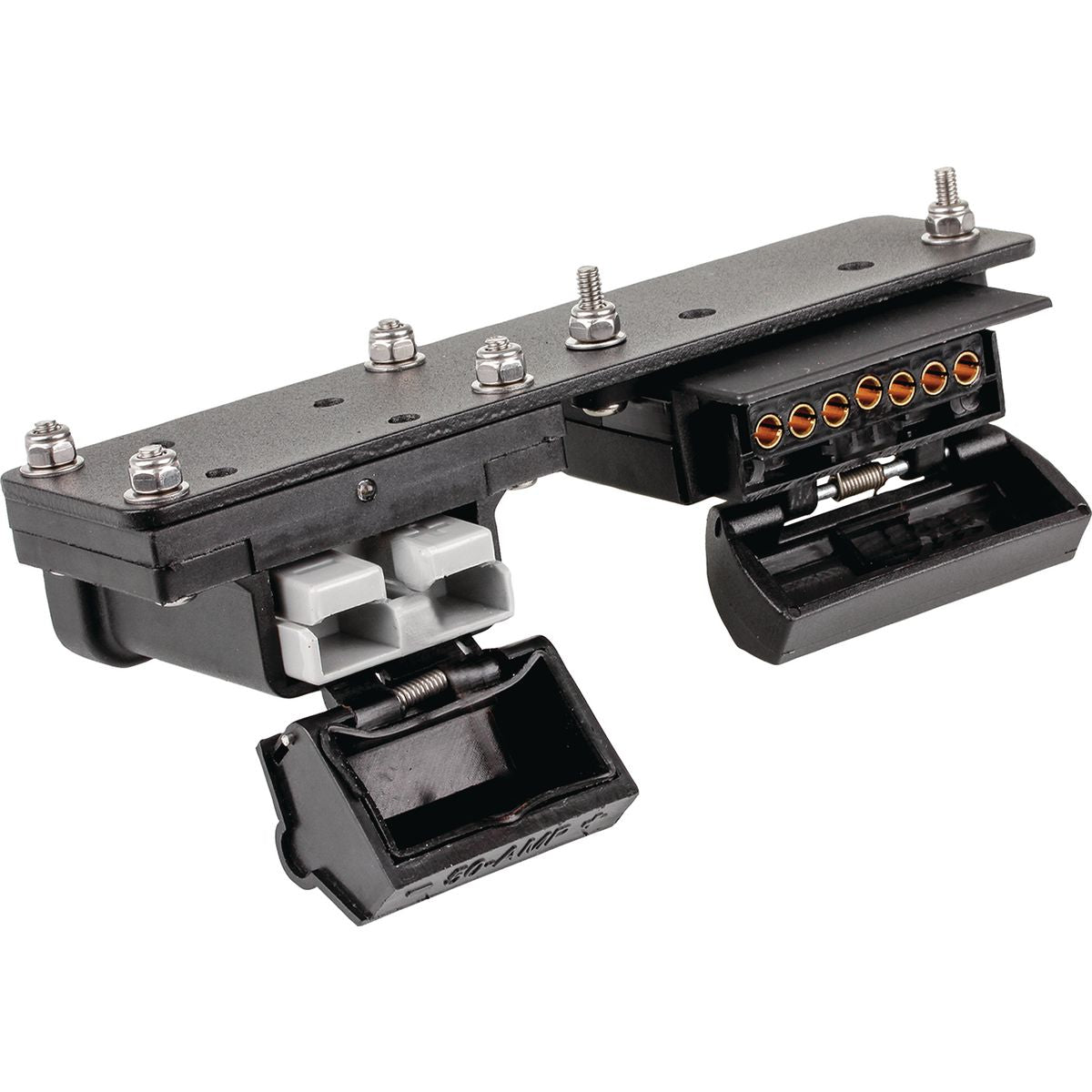 OEX Mounting Plate for 7 Pin Flat Trailer Socket and 50A Anderson Connector - ACX6921