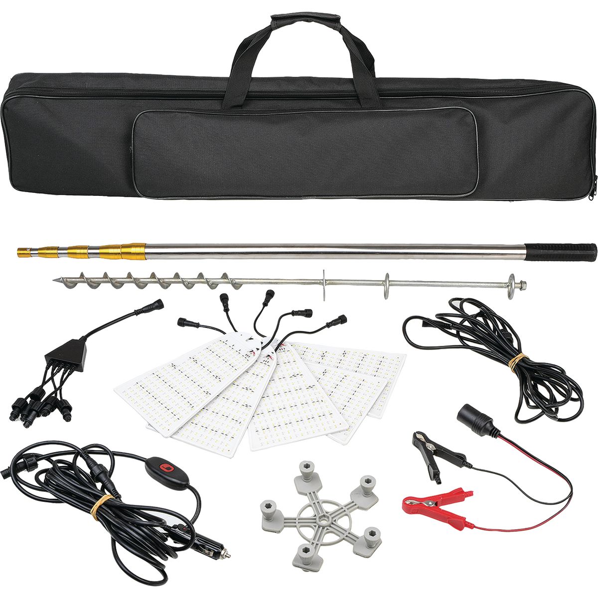 Drivetech 4x4 Telescopic Camping Light Dual Colour Dimmable 12V - DT-5SMD