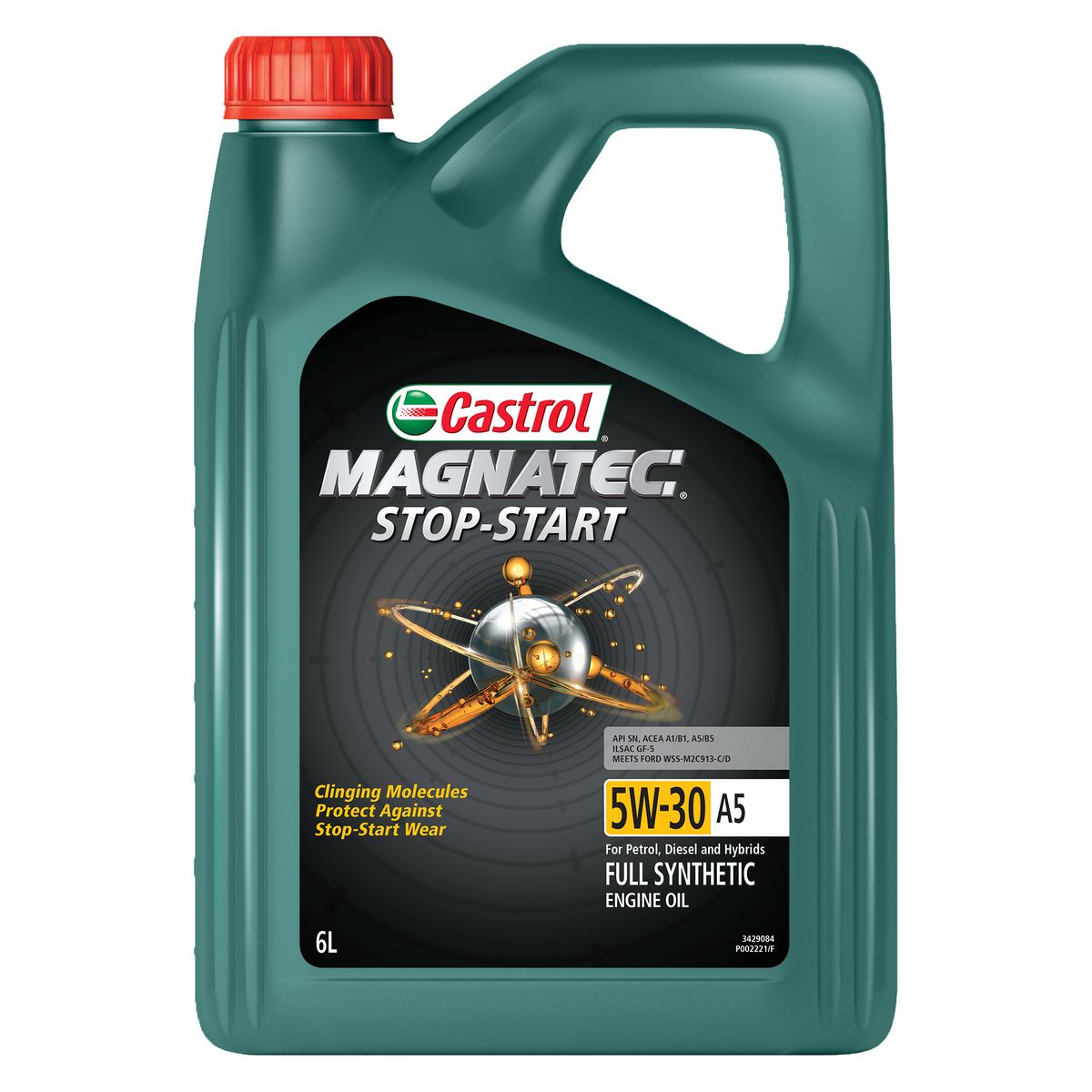 Castrol Magnatec Stop-Start 5W-30 Engine Oil A5 6L - 3429084