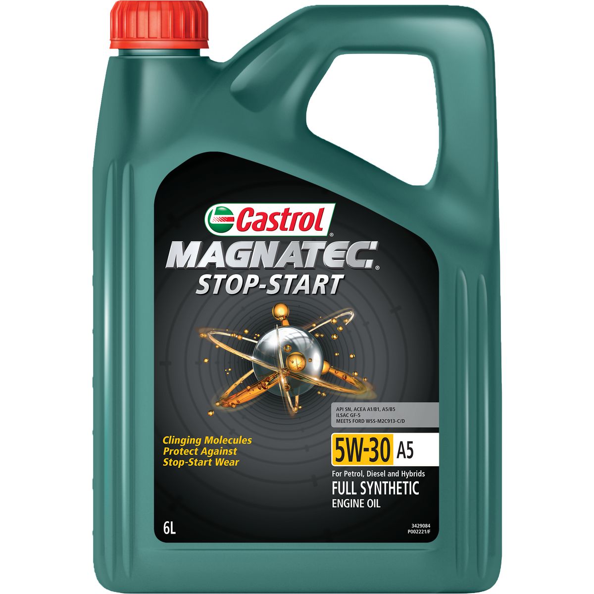 Castrol Magnatec Stop-Start 5W-30 Engine Oil A5 6L - 3429084