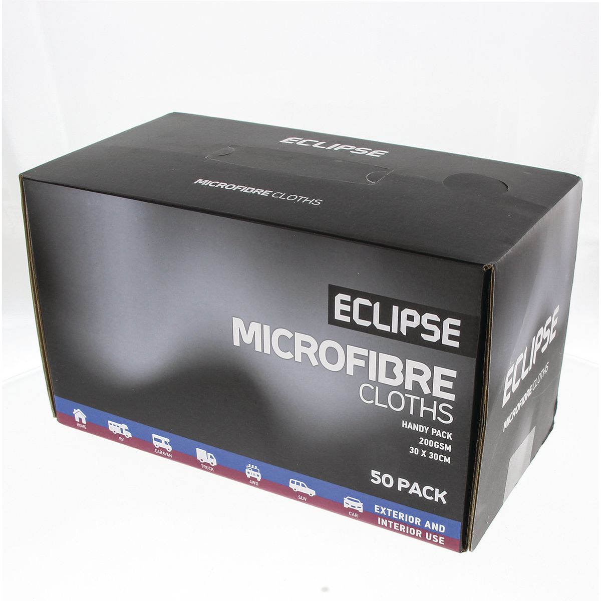 Eclipse Microfibre Cloths 50 Piece Box - EMFC50PK