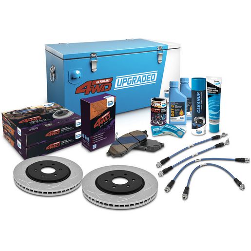 Bendix Ultimate 4WD Brake Upgrade Kit Front Suits 2inch Lift - U4WD-BUK22+2