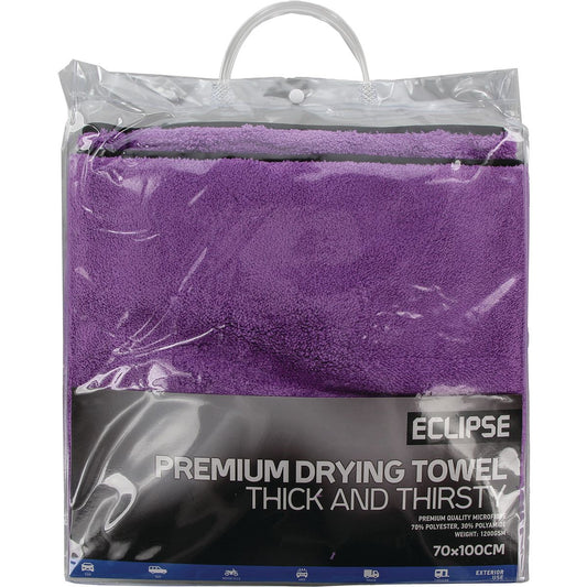 Eclipse Thick and Thirsty Drying Towel Purple - EPDT100