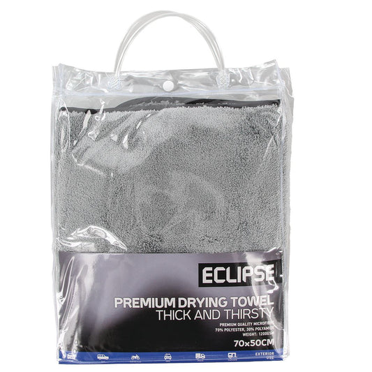 Eclipse Thick and Thirsty Drying Towel Grey - EPDT50