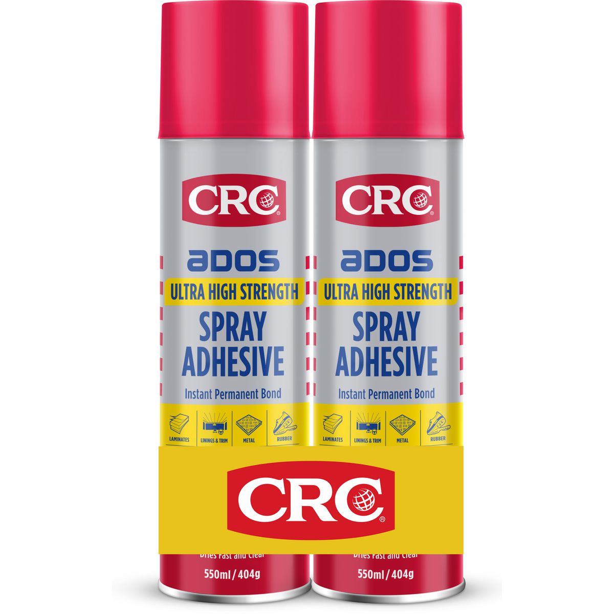 CRC Ados Ultra High Strength Spray Adhesive Combo Pack 2X404G - 1753207